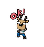 飛雄馬クリ男とゆかいな仲間♪お仕事な日々（個別スタンプ：3）