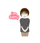 Girl in Casual（個別スタンプ：2）