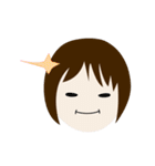Girl in Casual（個別スタンプ：6）