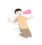 Girl in Casual（個別スタンプ：14）