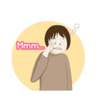 Girl in Casual（個別スタンプ：17）