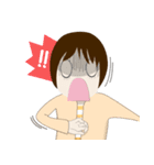 Girl in Casual（個別スタンプ：22）