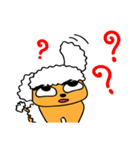 Poody is a dog poodle（個別スタンプ：16）