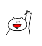 愛らしい白いやつ（個別スタンプ：9）