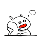 愛らしい白いやつ（個別スタンプ：20）