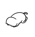 愛らしい白いやつ（個別スタンプ：31）