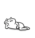 愛らしい白いやつ（個別スタンプ：32）