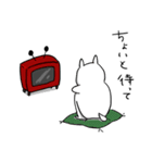 愛らしい白いやつ（個別スタンプ：34）