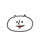 愛らしい白いやつ（個別スタンプ：40）