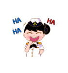 Hi...l am navy nurse（個別スタンプ：6）
