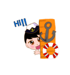 Hi...l am navy nurse（個別スタンプ：12）