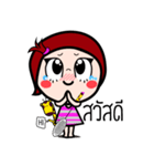 Woraffe Badminton (THAI)（個別スタンプ：2）