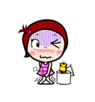 Woraffe Badminton (THAI)（個別スタンプ：8）