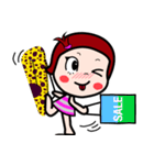 Woraffe Badminton (THAI)（個別スタンプ：13）