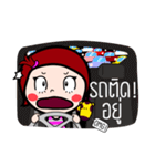 Woraffe Badminton (THAI)（個別スタンプ：38）