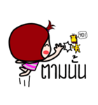 Woraffe Badminton (THAI)（個別スタンプ：40）