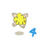 もじゃもじゃきのこ（個別スタンプ：4）