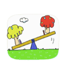 もじゃもじゃきのこ（個別スタンプ：6）