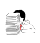 寝るサラリーマン（個別スタンプ：13）