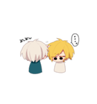 しろあおきいろ（個別スタンプ：11）