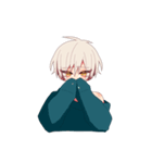 しろあおきいろ（個別スタンプ：14）