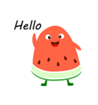 Summer watermelon (Daily life)（個別スタンプ：1）