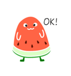 Summer watermelon (Daily life)（個別スタンプ：4）