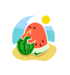 Summer watermelon (Daily life)（個別スタンプ：11）