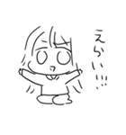 立つのもだるいけど話はしたい。（個別スタンプ：34）