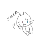 おばあちゃんが作ったスタンプ(ねこ)（個別スタンプ：19）