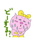 Heavy sweater pig Akina（個別スタンプ：9）