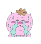 Heavy sweater pig Akina（個別スタンプ：12）
