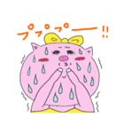 Heavy sweater pig Akina（個別スタンプ：40）