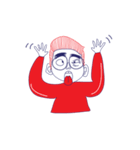 Mr. Glasses Boy（個別スタンプ：3）