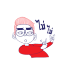 Mr. Glasses Boy（個別スタンプ：5）