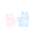 Doodle Alpaca 2 (Friends)（個別スタンプ：8）