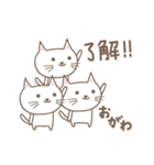 おがわさんネコ cat for Ogawa（個別スタンプ：1）