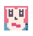 へんな顔スタンプ とっさの一言（個別スタンプ：4）