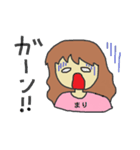 まりの基本的な受け答え（個別スタンプ：12）