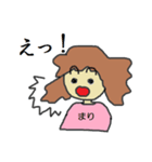 まりの基本的な受け答え（個別スタンプ：24）