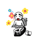 Mr.White man（個別スタンプ：38）