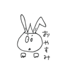 イベントにも使えるキモうさぎ（個別スタンプ：16）