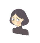 Nina and the cat（個別スタンプ：14）