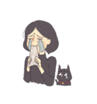 Nina and the cat（個別スタンプ：15）