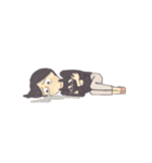 Nina and the cat（個別スタンプ：16）