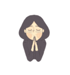 Nina and the cat（個別スタンプ：19）