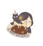 Nina and the cat（個別スタンプ：20）
