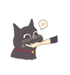 Nina and the cat（個別スタンプ：34）