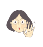 Nina and the cat（個別スタンプ：36）