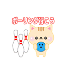 ハッピーキャットのお出かけしよう（個別スタンプ：16）